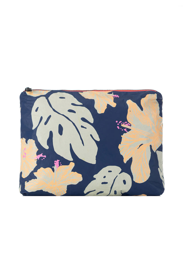 Navy Tropical Mid Splash Proof Pouch image 1