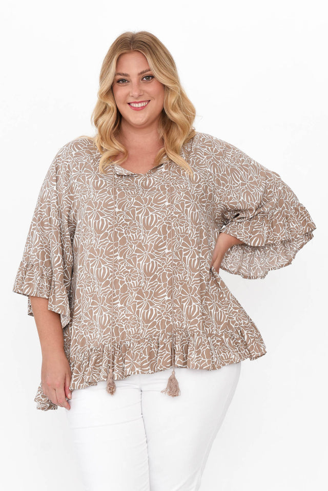 plus-size,curve-tops,plus-size-sleeved-tops alt text|model:Caitlin;wearing:XXL image 7
