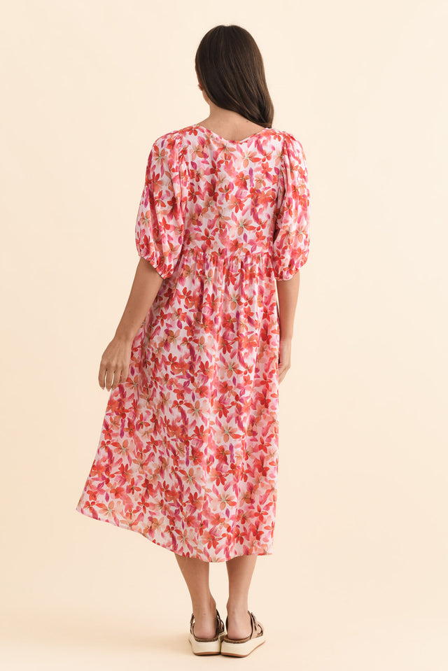 Nolte Pink Petal Pocket Dress,Brunette model,alt text|model:MJ image 5