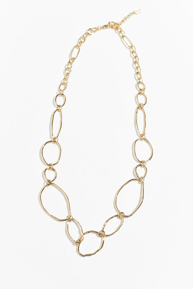 Nona Gold Circle Necklace image 1
