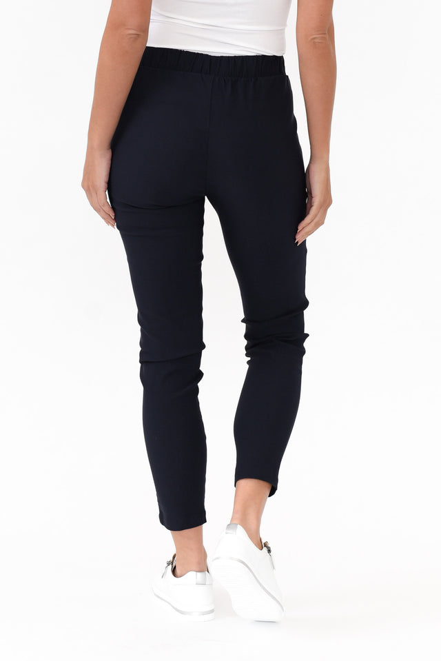 Olympia Navy Straight 7/8 Pants