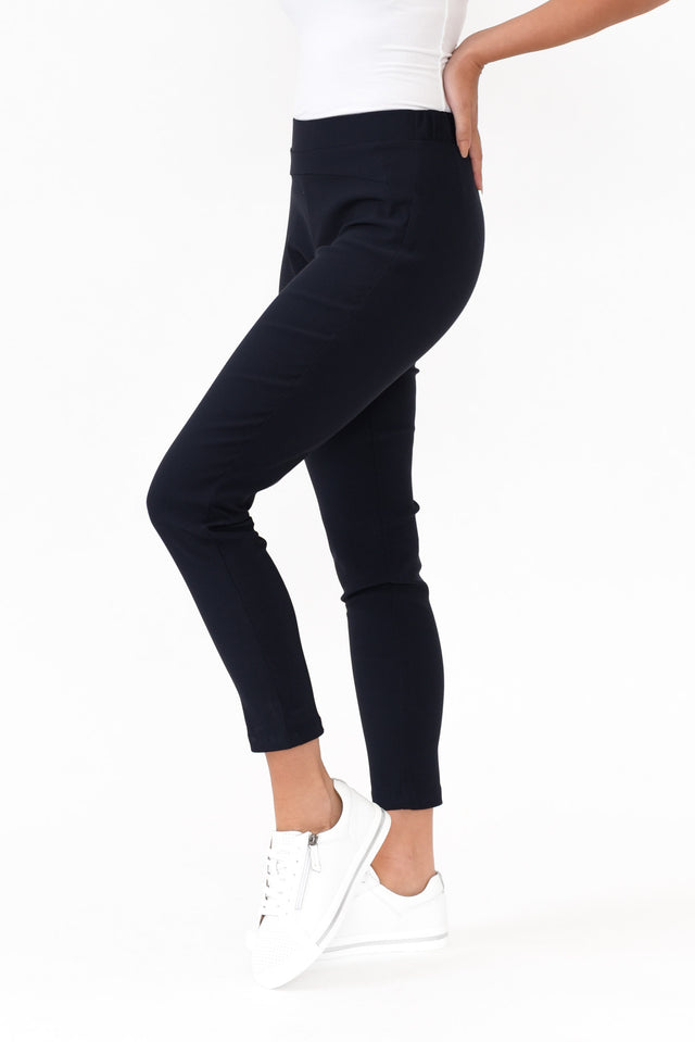 Olympia Navy Straight 7/8 Pants