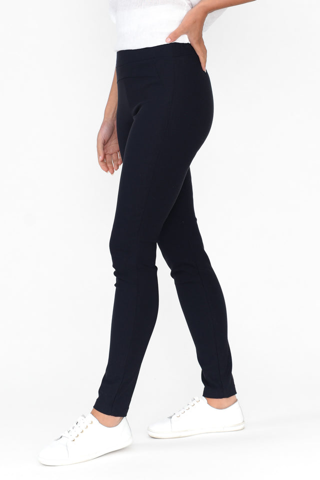 Olympia Navy Straight Pants