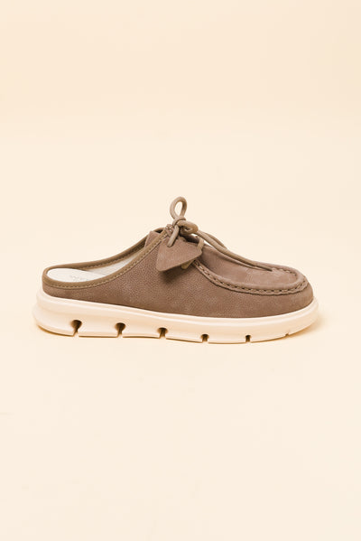 Opex Brown Leather Mule