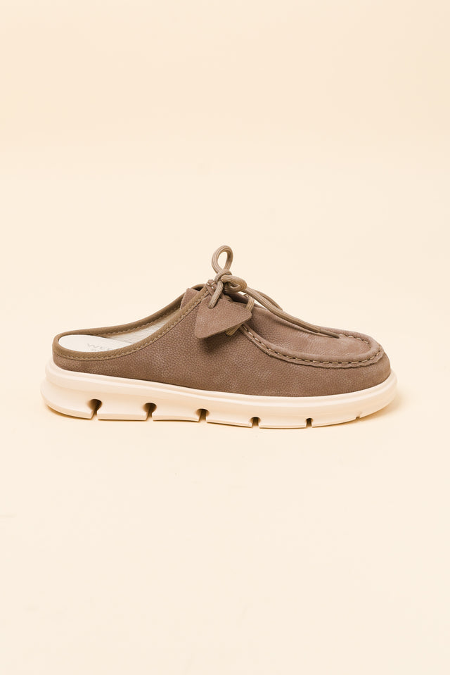 Opex Brown Leather Mule