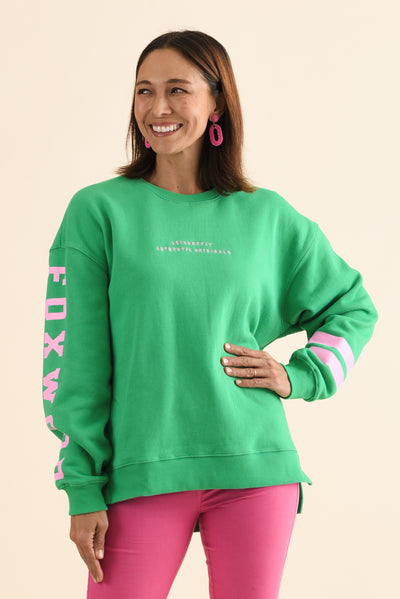Origin Green Cotton Crewneck Sweatshirt