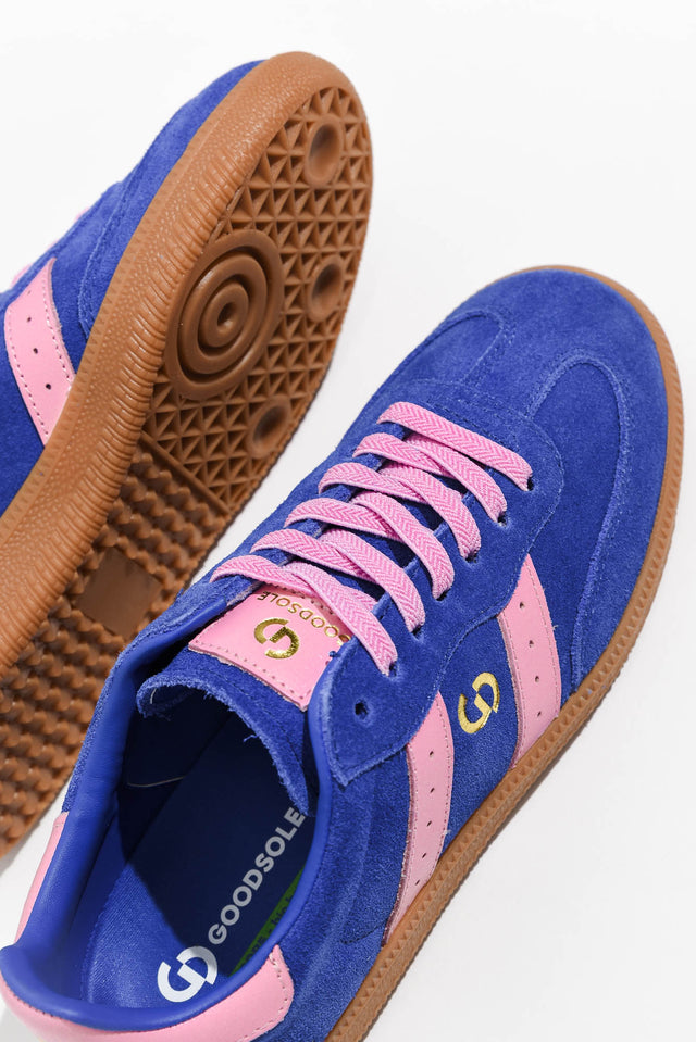 Parallel Cobalt Contrast Suede Sneaker image 4