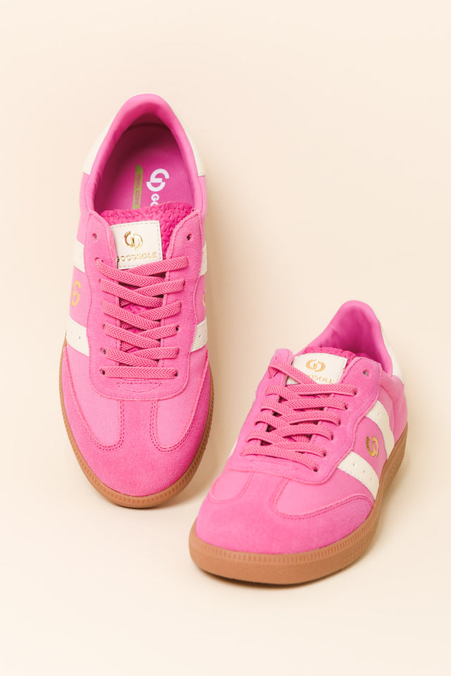 Parallel Hot Pink Contrast Canvas Sneaker image 2