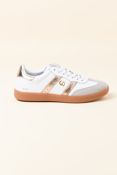 Goodsole Parallel White Contrast Leather Sneaker