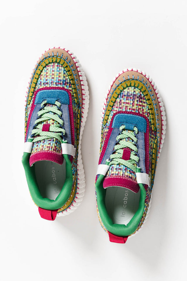Picasso Colour Block Platform Sneaker image 4