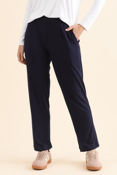 Polaris Navy Bamboo Pants