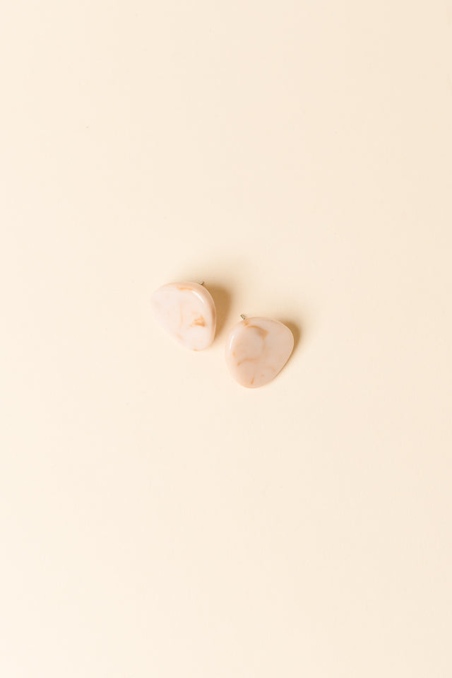 Poppi Natural Stud Earrings