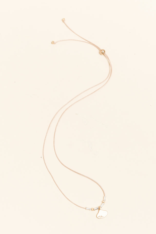Raelyn Gold Leaf Pendant Necklace image 1