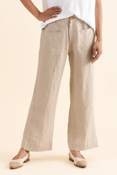 Ralph Natural Linen Pocket Pants
