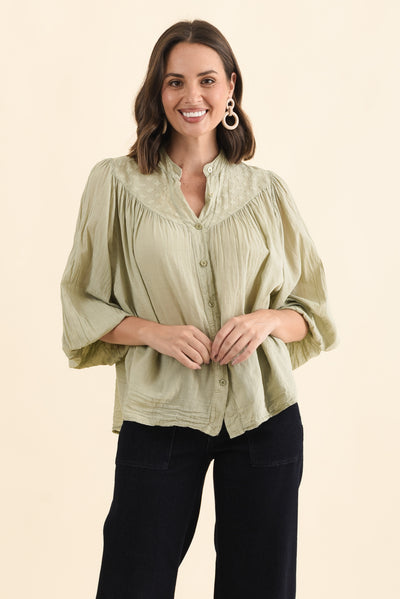 Randy Sage Cotton Blouse