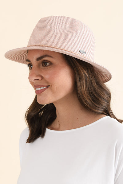 Rani Blush Travel Fedora