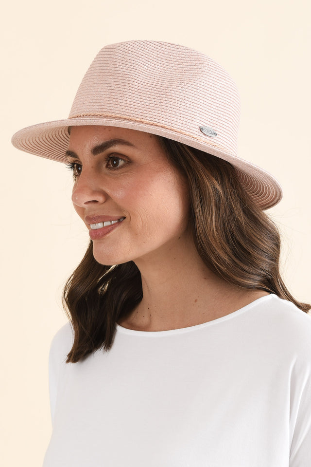 Rani Blush Travel Fedora