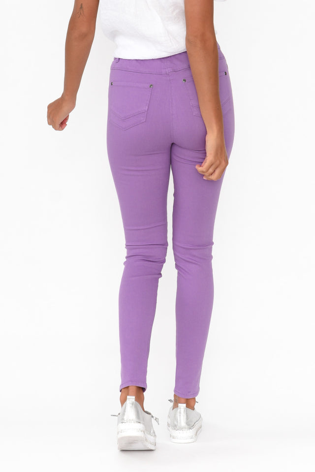 Reed Lilac Stretch Cotton Pants