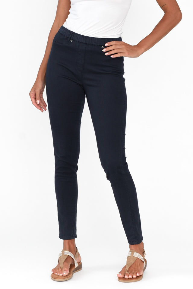 Reed Navy Stretch Cotton Pants