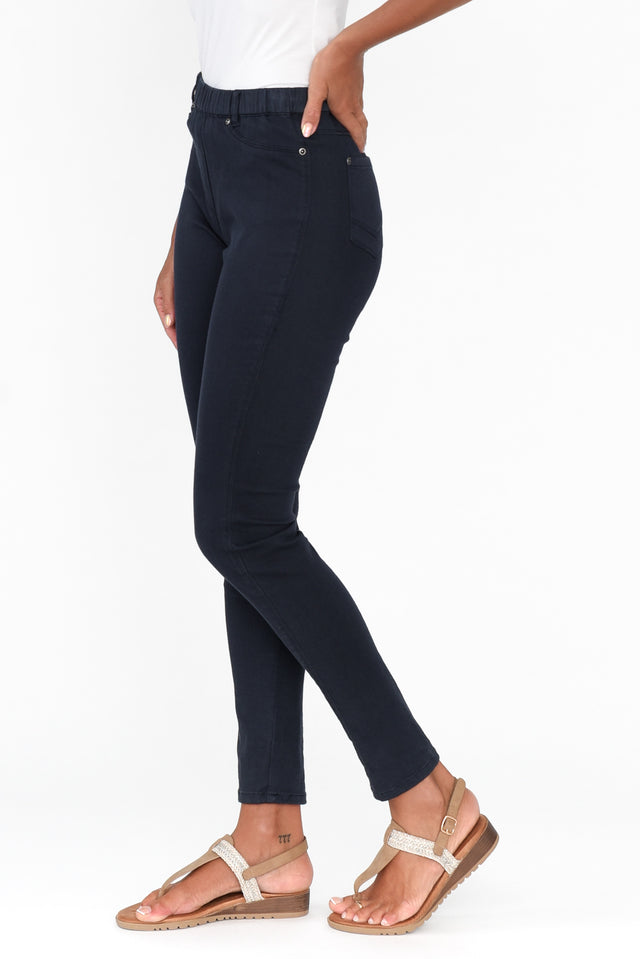 Reed Navy Stretch Cotton Pants image 5