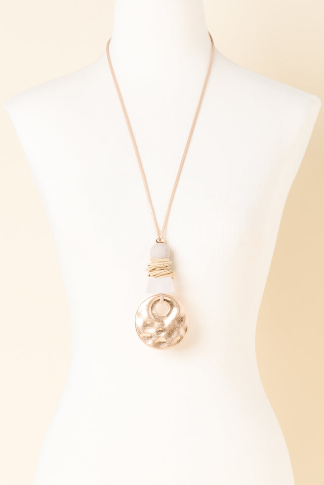 Regan Gold Pendant Necklace