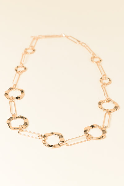Remi Gold Ring Link Necklace