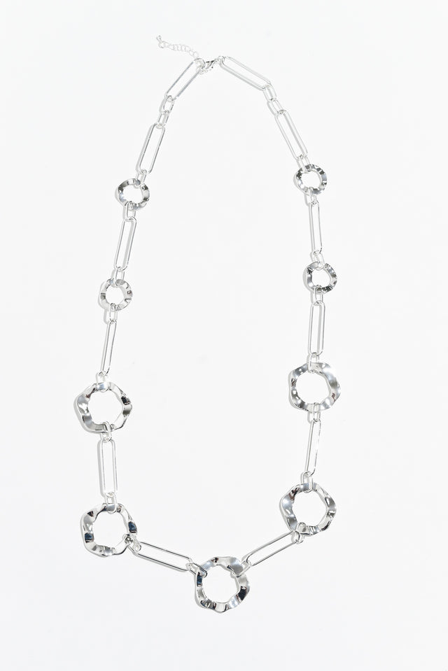 Remi Silver Ring Link Necklace