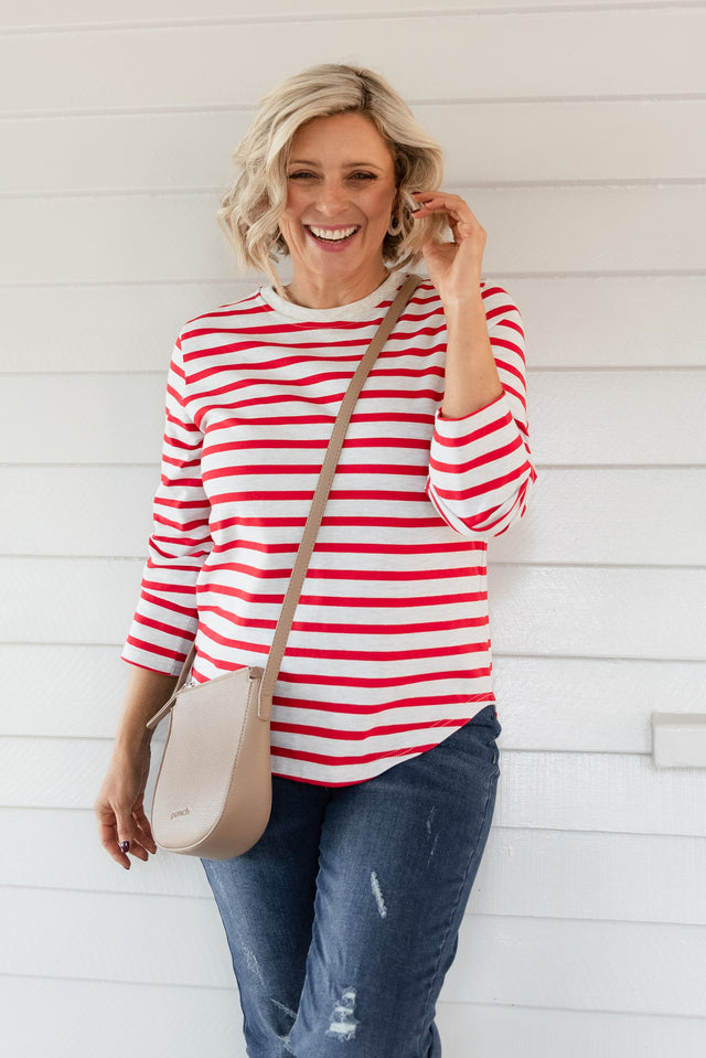 Stanley Red Stripe Cotton Top