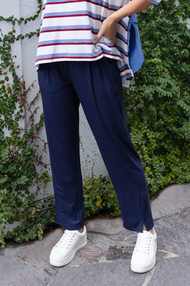 Lopez Navy Pocket Pants
