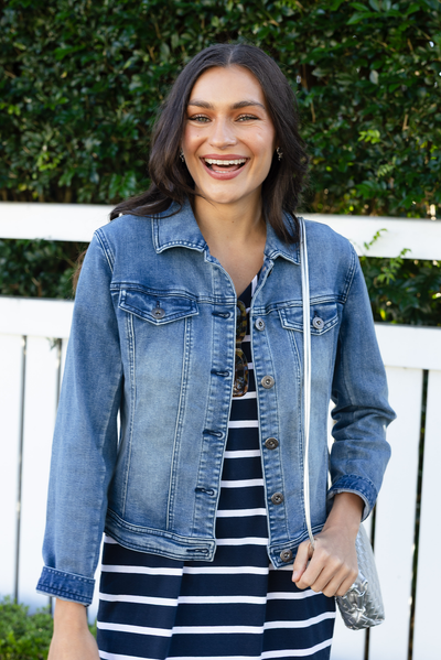 Camille Dark Denim Jacket
