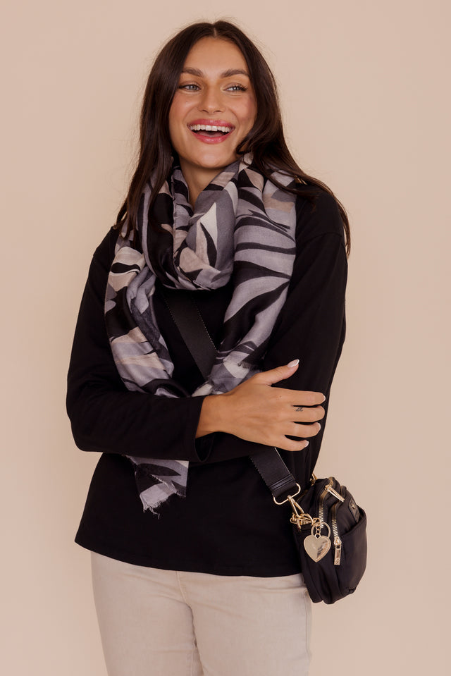 Moya Black Cotton Hi Lo Top image 1