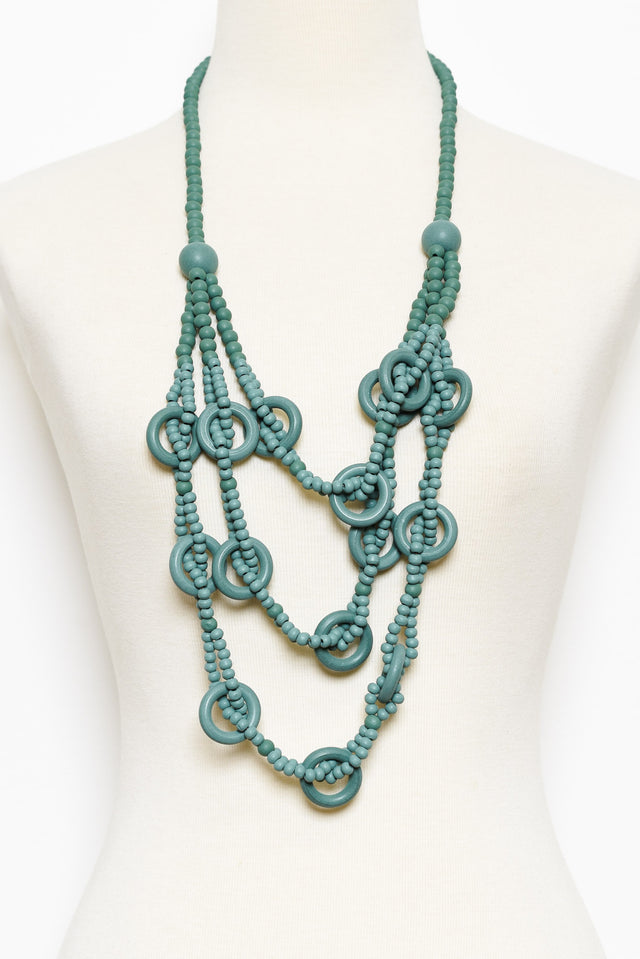 Riina Turquoise Beaded Necklace image 2