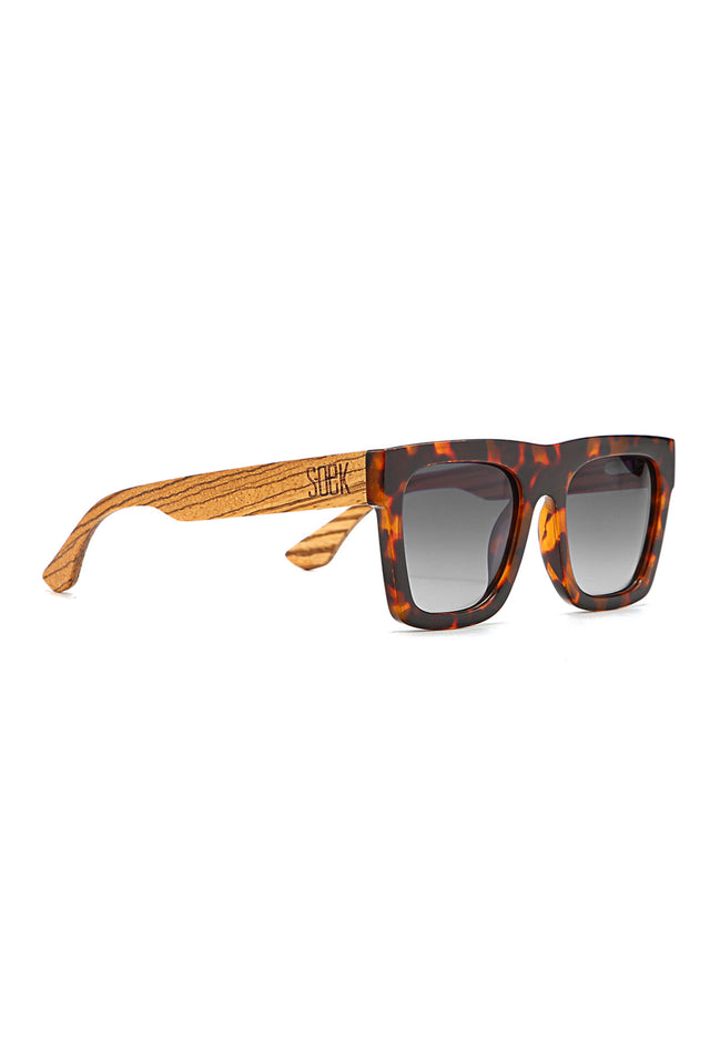 Rocco Tortoiseshell Wooden Sunglasses