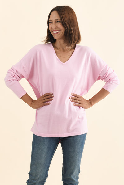 Ronnie Light Pink Knit Jumper