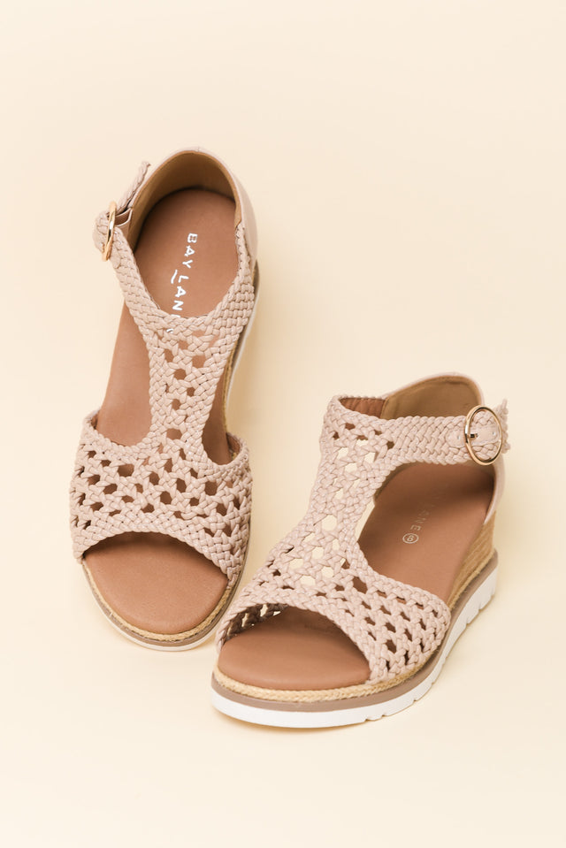 Rumour Blush Leather Wedge Sandal image 2