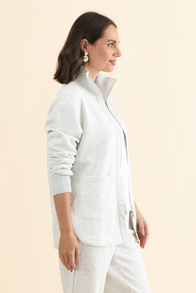 Sabi Grey Zip Sweatshirt image 5