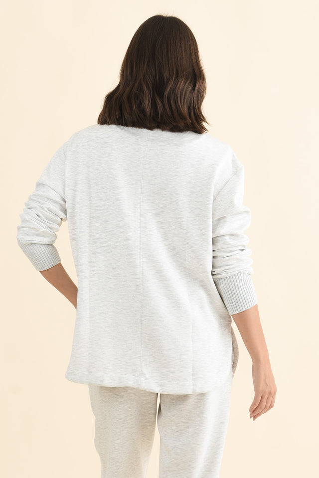 Sabi Grey Zip Sweatshirt image 4