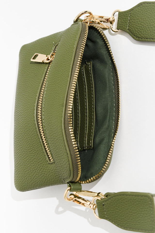 Sally Khaki Mini Crossbody Bag image 3