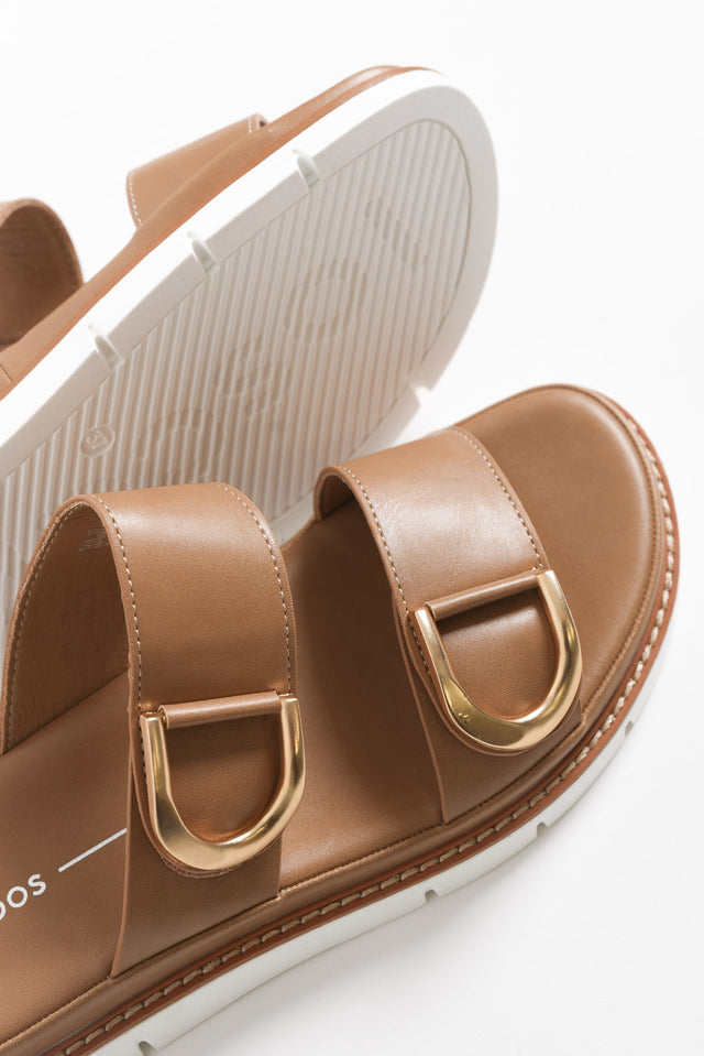 San Taupe Buckle Slide image 4