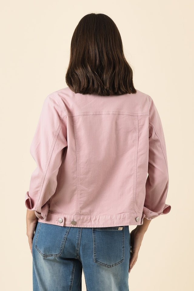 Siobhan Blush Stretch Jacket,Brunette model,alt text|model:MJ image 4