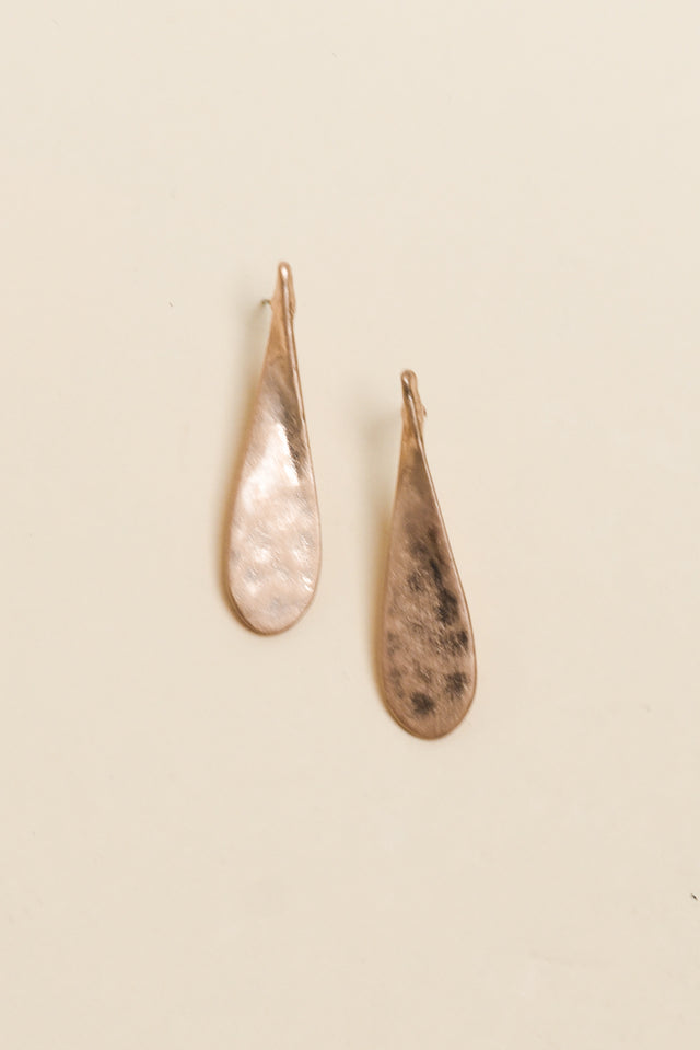 Smila Gold Teardrop Earrings