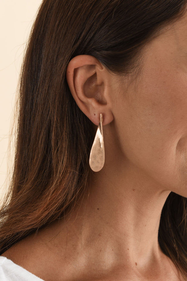 Smila Gold Teardrop Earrings