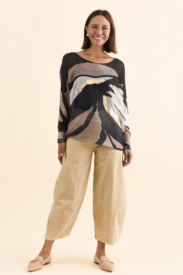Angela Tan Wide Leg Corduroy Pants,Brunette model,alt text|model:Cara image 8