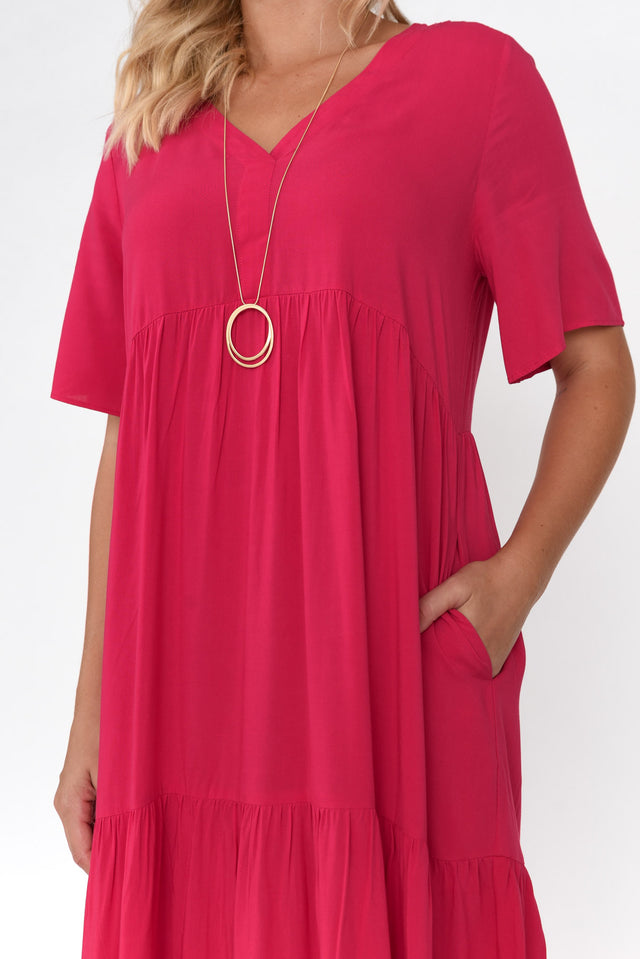 Sonnet Pink Tiered Dress image 6