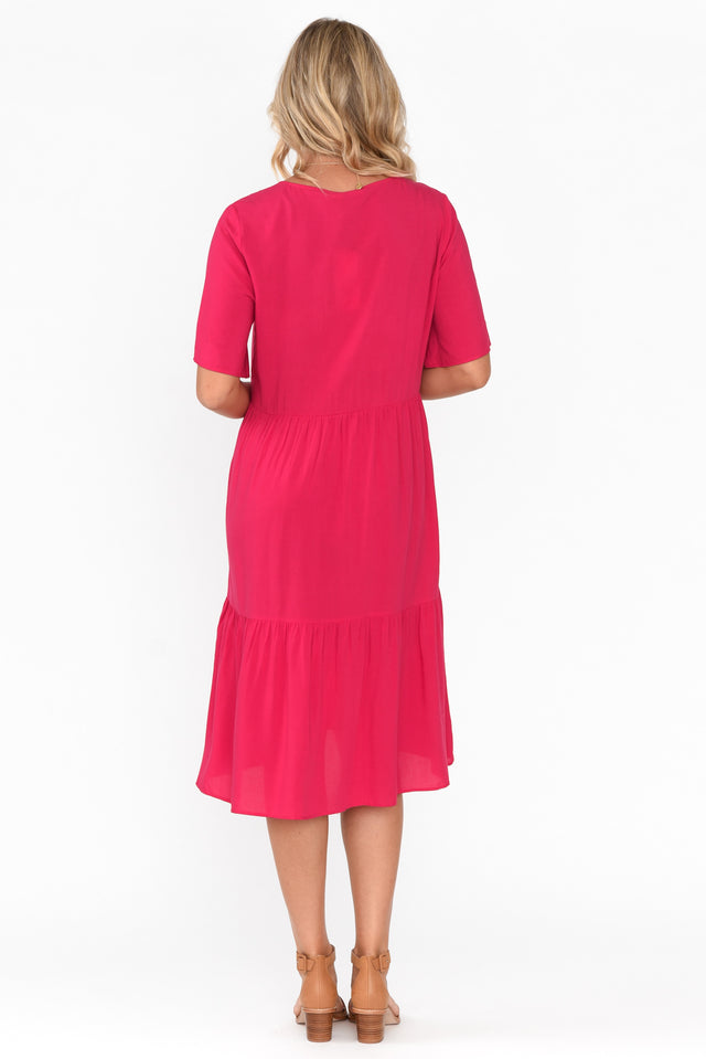 Sonnet Pink Tiered Dress image 5
