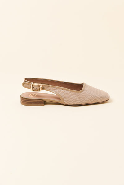 Soph Sand Suede Slingback Heel