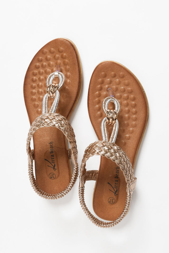 Sue Rose Gold Braided Sandal image 4