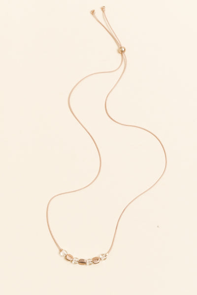 Sunita Gold Beaded Necklace