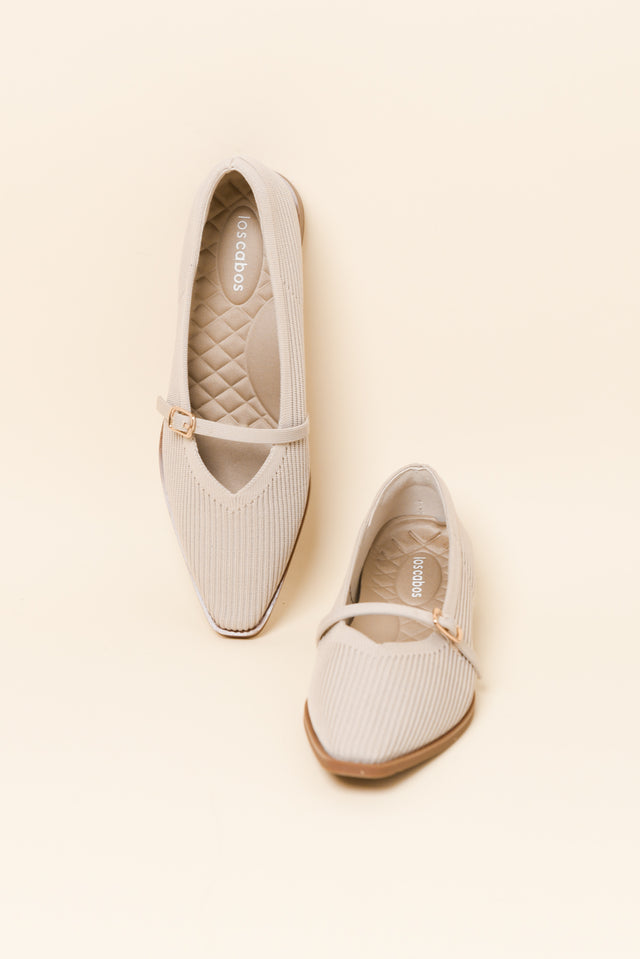 Syri Taupe Ballet Flat