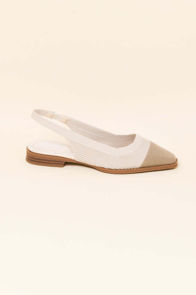 Syrita Taupe Slingback Mule